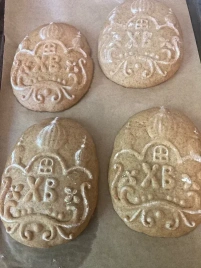 Печатный пряник "Яйцо ХВ"